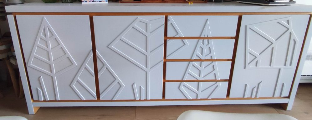 meuble peint relooké