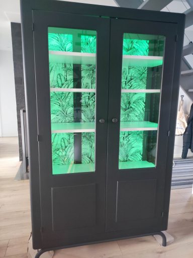 vitrine lumineuse 